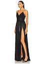 view 2 of 3 Doss Dress in Metallic Black