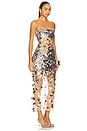 view 2 of 4 Mischa Sequin Dress in Silver & Nude