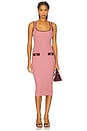 view 1 of 4 Connie Knit Dress in Metallic Rose & Pinot