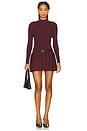 view 4 of 4 Devika Knit Dress in Metallic Pinot