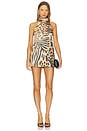 view 1 of 3 Glindy Dress in Melting Animal Print