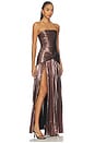 view 2 of 4 Aelita Dress in Metallic Mauve