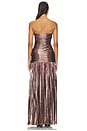 view 3 of 4 Aelita Dress in Metallic Mauve
