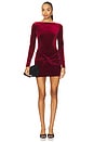 view 1 of 3 Kadala Velvet Dress in Port