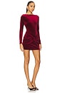 view 2 of 3 Kadala Velvet Dress in Port