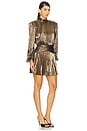 view 2 of 4 Freja Dress in Antique Gold