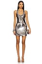 view 1 of 4 Alondra Dress in Metallic Slate