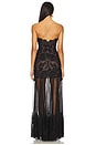 view 3 of 4 Vespera Lace Dress in Black