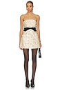 view 1 of 5 Tate Dress in Cream & Black