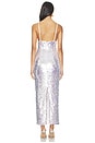 view 3 of 4 Ines Embroidered Dress in Silver