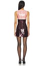 view 3 of 4 Amethyst Sequin Dress in Rose, Port & Black