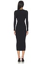 view 3 of 3 LORELLA ニットドレス in Metallic Black