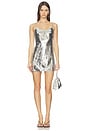 view 1 of 4 Tula Sequin Dress in Silver