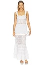 view 1 of 4 Winona Crochet Dress in Metallic White