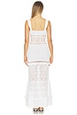 view 3 of 4 Winona Crochet Dress in Metallic White