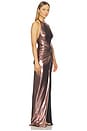 view 2 of 4 Anida Dress in Metallic Rose Gold