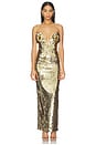 view 1 of 4 Amulet Dress in Gold