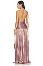 view 4 of 5 Thalia Dress in Purple & Gold