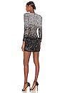 view 3 of 4 Nikki Dress in Black & Silver Ombre