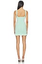 view 3 of 4 VESTIDO LOULOU in Metallic Mint