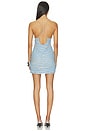 view 3 of 4 ROBE COURTE MICH in Ice Blue & Silver
