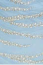 view 4 of 4 ROBE COURTE MICH in Ice Blue & Silver