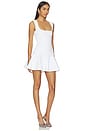view 2 of 3 ROBE COURTE CATERINA in Metallic White