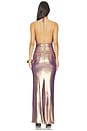 view 3 of 4 VESTIDO NOLIRA in Purple Gold