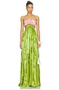 view 1 of 4 Prudy Dress in Kiwi & Rosa Top Jacquard