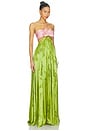 view 2 of 4 Prudy Dress in Kiwi & Rosa Top Jacquard