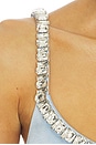 view 4 of 4 ROBE COURTE REILLY in Glace & Silver Stone