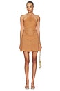 view 1 of 4 VESTIDO FLORENTINA in Metallic Rust