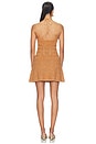 view 3 of 4 VESTIDO FLORENTINA in Metallic Rust