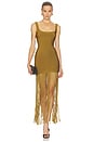 view 1 of 4 VESTIDO SADDLER in Ochre