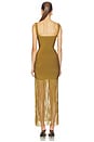 view 3 of 4 VESTIDO SADDLER in Ochre
