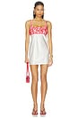 view 1 of 4 VESTIDO WINIFRED  in White & Coral