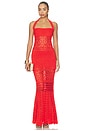 view 1 of 4 Peggie Crochet Dress in Geranium