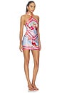 view 2 of 3 VESTIDO ADELAIDE in L'acqua Orchid
