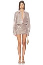 view 1 of 4 ROBE COURTE BRISEIS  in Truffle