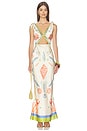 view 1 of 3 Carlotte Dress in L'acqua Marine