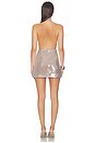 view 3 of 4 Orchida Sequin Dress in Truffle