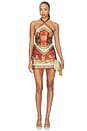 view 1 of 3 VESTIDO ADELAIDE  in Rust Paisley