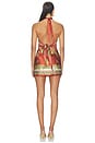 view 3 of 3 VESTIDO ADELAIDE  in Rust Paisley