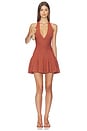 view 1 of 4 Azelma Knit Dress in Metallic Rust