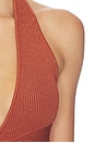 view 4 of 4 Azelma Knit Dress in Metallic Rust