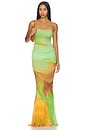 view 1 of 3 VESTIDO ISADORE  in Pera Brushstroke