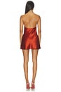 view 3 of 4 Marvel Dress in Rust