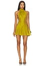 view 1 of 3 Lilacine Chiffon Dress in Iridescent Dijon