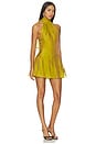 view 2 of 3 Lilacine Chiffon Dress in Iridescent Dijon