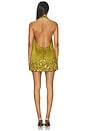 view 3 of 4 Tobonie Embroidered Dress in Basil